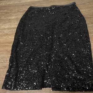 Express sequin skirt